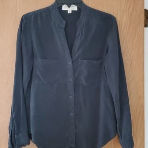 Cloth & Stone Blue Tab Collar Buttondown